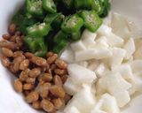 ＊オクラ納豆長芋のネバネバサラダ＊作り方3写真