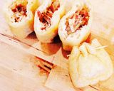 みょうが＆おかか＆チーズのうすあげ包み焼作り方4写真