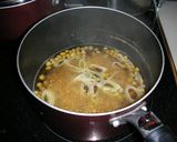 コーンの卵丼作り方1写真