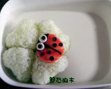 キャラ弁＊よつ葉とてんとう虫作り方7写真