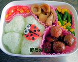 キャラ弁＊よつ葉とてんとう虫作り方8写真