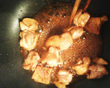 簡単＊トウモロコシと鶏もも肉の照り焼き作り方8写真