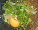 しそとネギ入り卵焼き作り方2写真