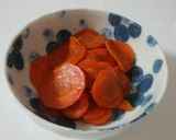 副菜！人参のみりん醤油炒め♬。•作り方5写真