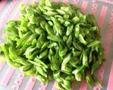 超簡単！いんげん豆の卵とじ作り方1写真