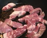 豚肉とレンコンの柚子胡椒炒め丼作り方1写真