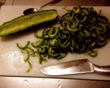 ゴーヤ消費★簡単＠ゴーヤの佃煮作り方1写真