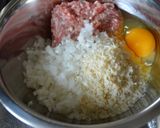 なすの挟みポークバーグ＊＊作り方2写真