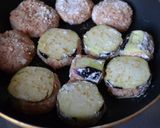 なすの挟みポークバーグ＊＊作り方4写真
