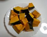時短、簡単。かぼちゃの煮つけ作り方1写真