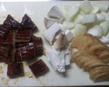 うなぎと蓮根の黒酢炒め★作り方1写真