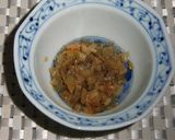 美味しいよ♫ゆで卵＋刻みザーサイ作り方1写真