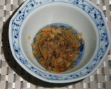 美味しいよ♫ゆで卵＋刻みザーサイ作り方1写真