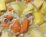 ストック食材で簡単肉じゃが♬作り方3写真