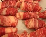 豚肉の蓮根、ネギ、大根巻バター甘味噌風味作り方3写真
