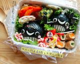 今日はクジラの日✴︎2匹のラブーン弁当作り方7写真