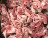 行者菜（ニラでも）と豚肉のレモン炒め作り方3写真