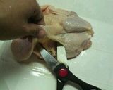 鶏肉の下処理～ハサミで簡単～作り方5写真