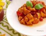 ホエイをたっぷり！鶏胸肉の中華炒め作り方8写真
