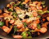 簡単おかず★茄子とピーマンの味噌炒め作り方4写真