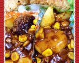 簡単弁当煮込みハンバーグ作り方1写真