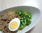 暑い日に♡スタミナつけよう！肉味噌麺作り方10写真