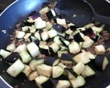 茄子とカボチャ๑挽肉味噌そぼろ✿作り方6写真