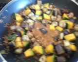 茄子とカボチャ๑挽肉味噌そぼろ✿作り方9写真