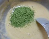 ｒｏｋｙでグリーンティーのパンケーキ♪作り方1写真