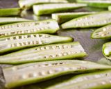 オクラのそのままロースト−酒の肴に副菜に作り方3写真