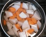 超簡単10分 厚揚げと根菜の煮物 作り方3写真