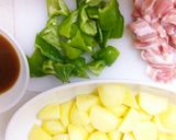 ♡新じゃがと豚肉の味噌照り炒め♡作り方1写真