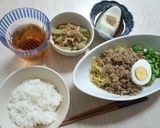 暑い日に♡スタミナつけよう！肉味噌麺作り方12写真
