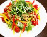 鶏皮のゴマドレポン♪サラダ作り方15写真