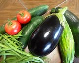 夏野菜バンザイ♪ナスとトマトのペンネ作り方1写真