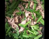 行者菜（ニラでも）と豚肉のレモン炒め作り方4写真