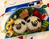 ひつじのショーン弁当…♩作り方1写真