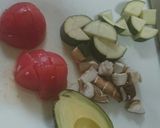 ゴロゴロ夏野菜のアボカドライス作り方1写真