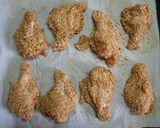 ゴマまみれ☆手羽元オーブン焼き作り方3写真
