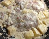 豚肉とジャガイモのレーズンミルク煮作り方6写真