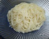 かき揚げ＆温卵をのせて・ぶっかけそーめん作り方2写真