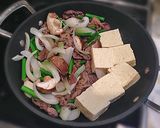 スタミナ肉豆腐～プルコギ風作り方5写真