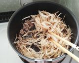 牛蒡と白滝と挽き肉のしぐれ煮作り方3写真