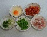 ☆親子でキムチチャーハン☆作り方1写真