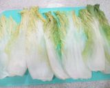 白菜とベーコンの食べるスープ作り方1写真