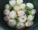 白菜とベーコンの食べるスープ作り方4写真