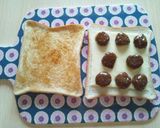 ミートボールとチーズのホットサンド作り方3写真