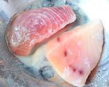 かじきのムニエル☆塩レモンのパン粉ソース作り方6写真