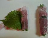 大葉と豚肉巻き巻き☆サッパリな豚天ぷら★作り方2写真