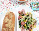 給食menu＊大人気のきな粉揚げパン作り方7写真